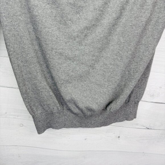 Torrid 3X Holiday CHEERS Sweater Sequin Graphic Gray Cotton Festive Pullover - Picture 10 of 14